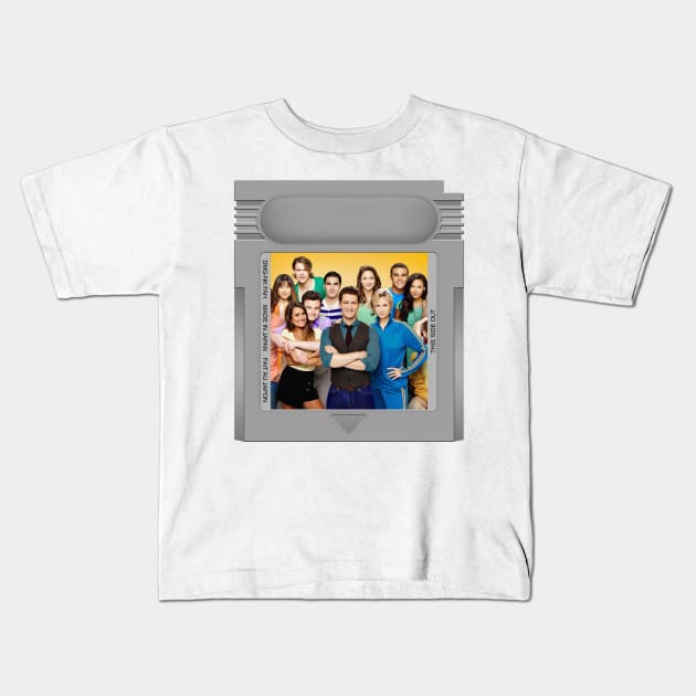 Glee Game Cartridge Kids T-Shirt by PopCarts